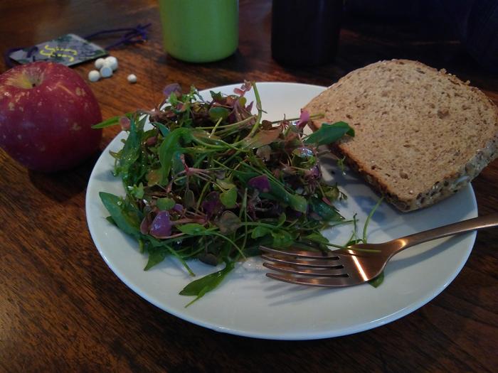 miner's lettuce salad