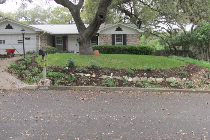 xeriscaped pollinator habitat