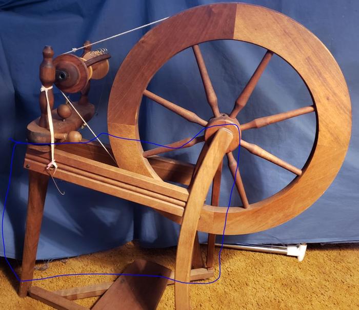 ops, it was supposed to include the treadle and legs