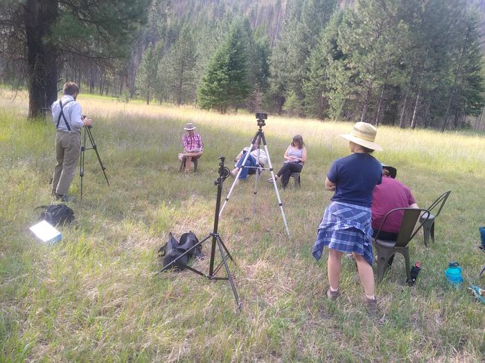 Filming a super secret permaculture meeting