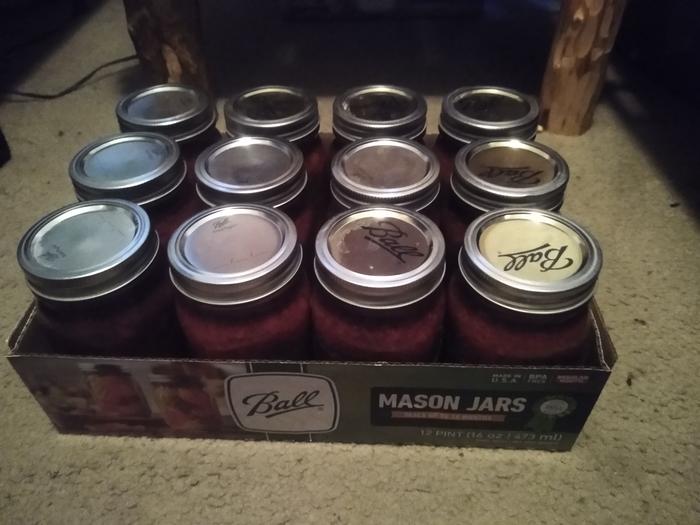 All sealed! 18 jars in total