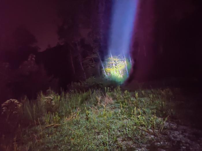 artsy shot using long exposure and gerdy headlamp