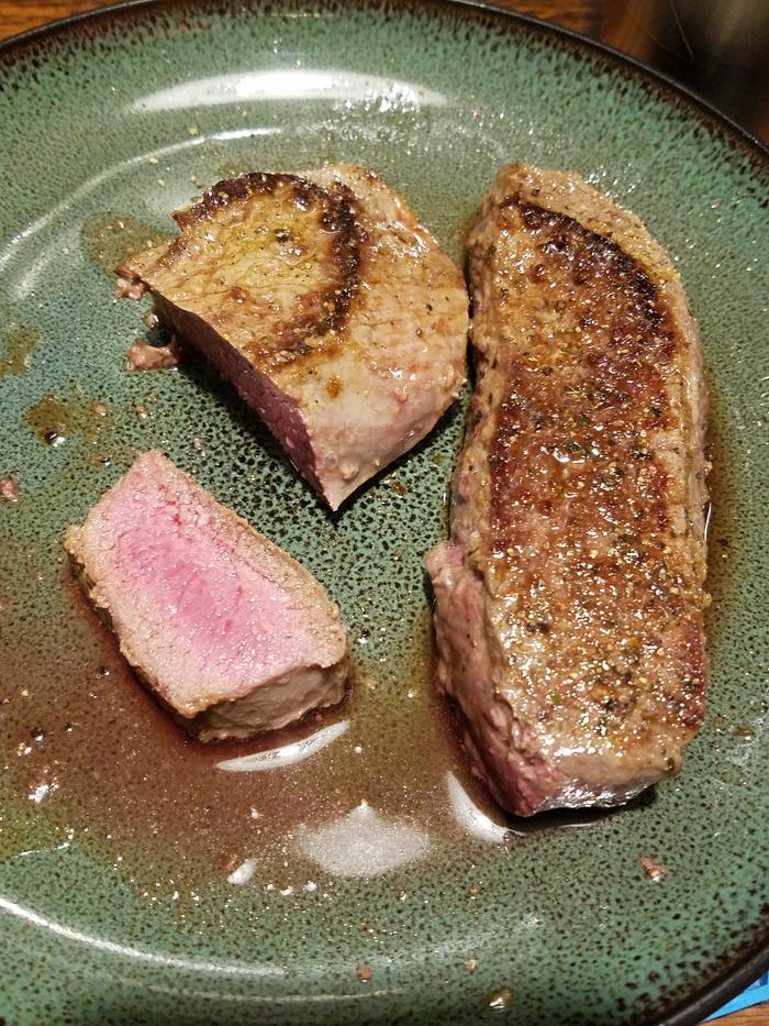 Venison steaks