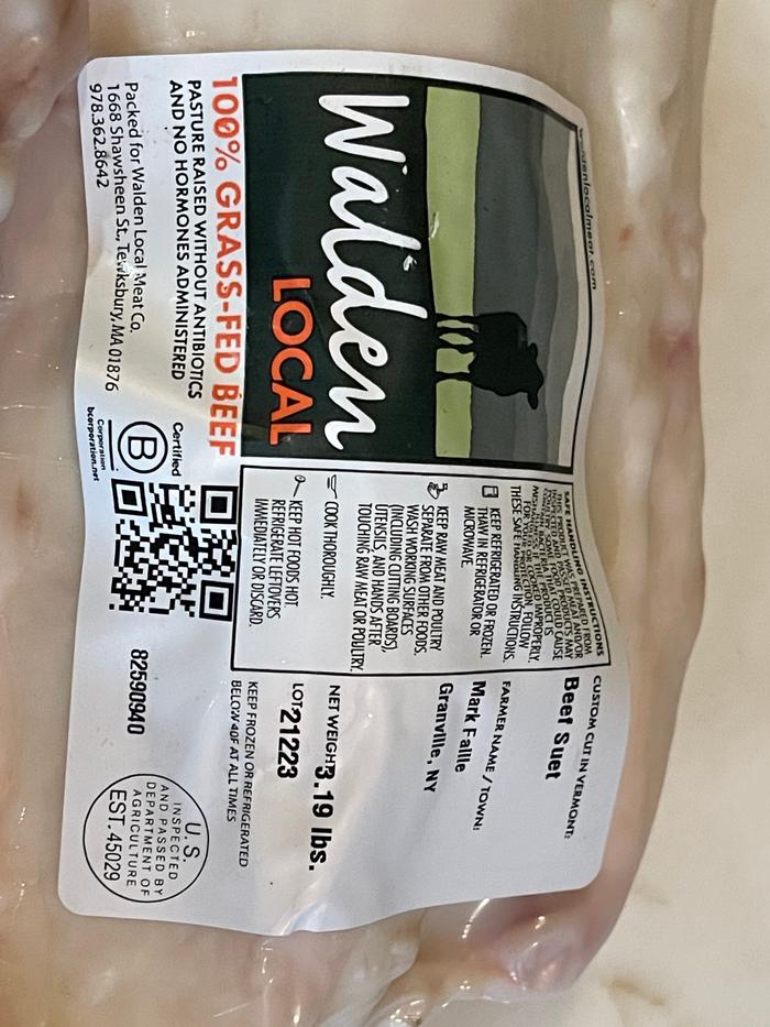 pasture raised cow fat