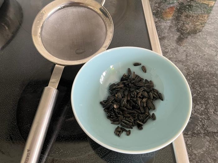 sunflower seeds in a bowl