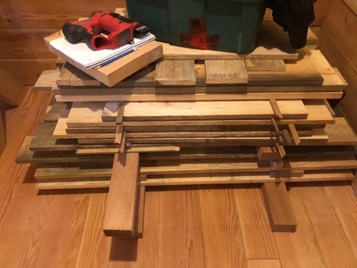 Wood drying for Kitchen install