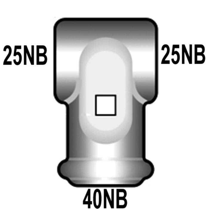 one part of a 2 part pipe clamp fitting