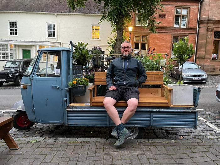 Parklet on a Truck