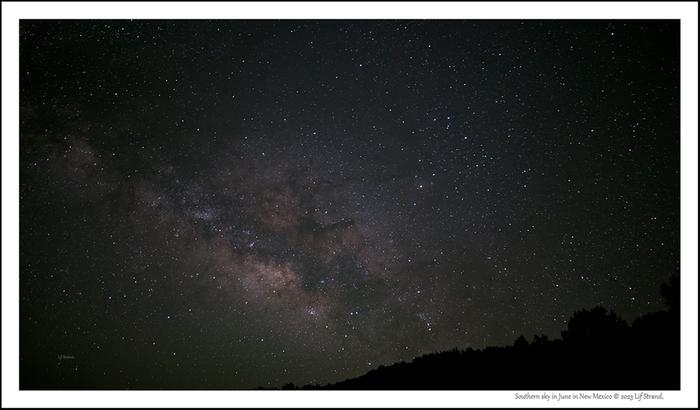 Southern sky, June in New Mexico