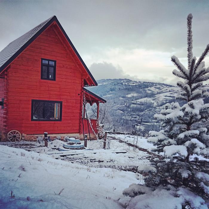 off-grid-cabin-permaculture-Carpathian-mountains