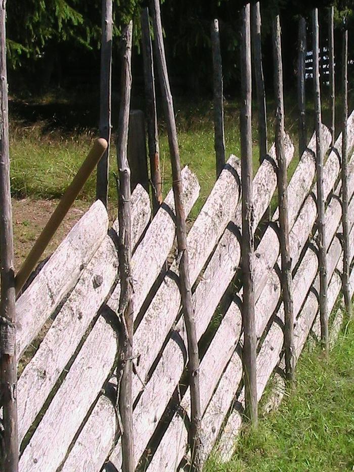 Actual farm fence in Norway