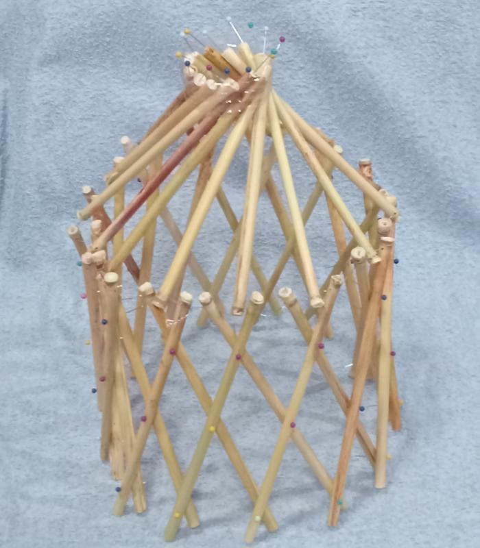 Yurt model work in progress