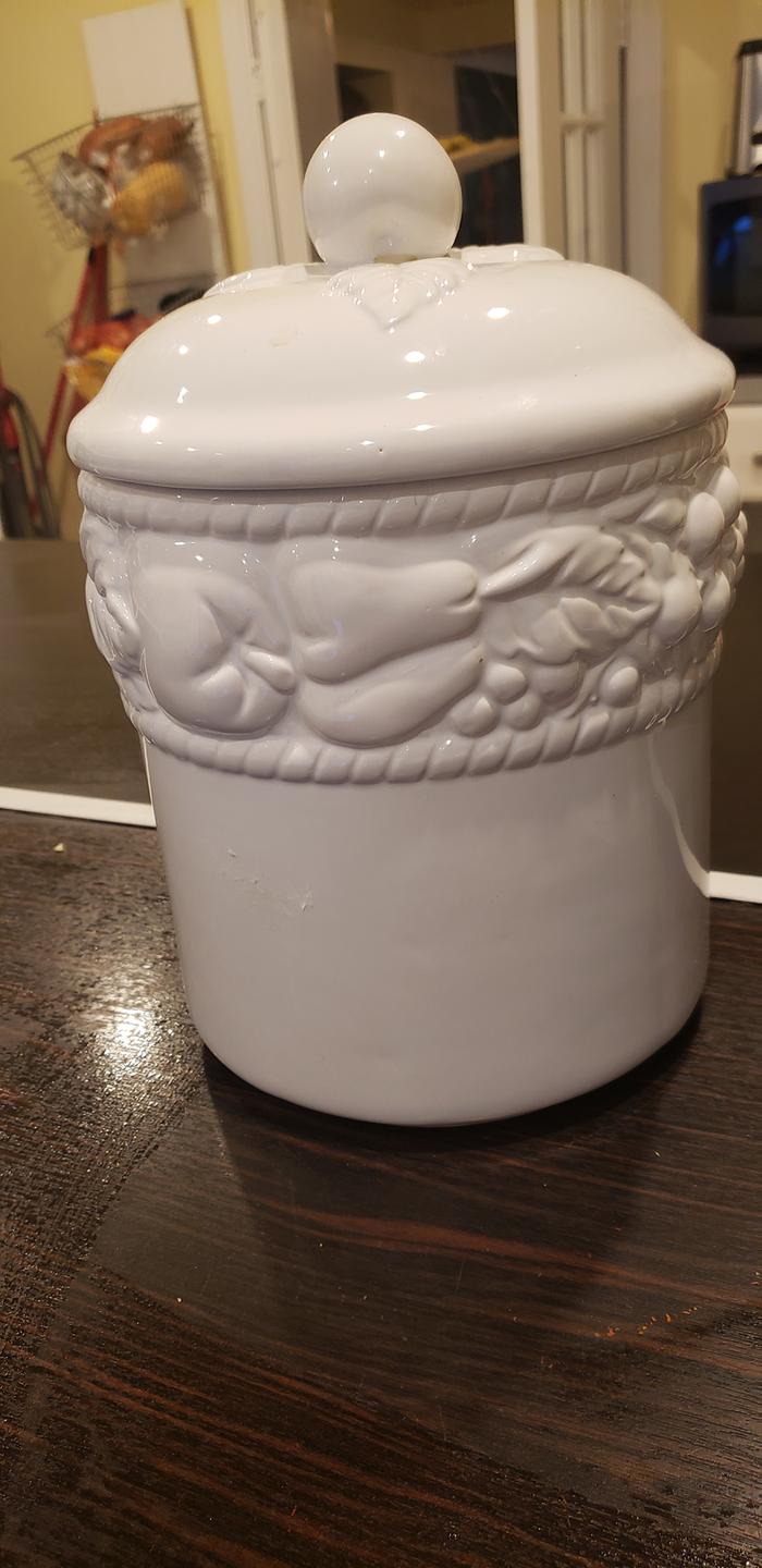 My now cute compost jar