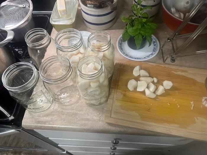 Chopping for canning