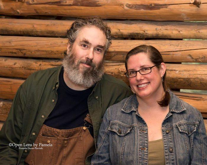 Paul and Jocelyn in Cooper Cabin 2016