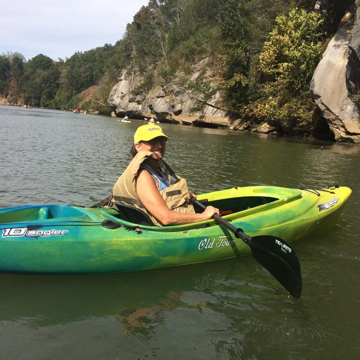 Floating down the French broad river