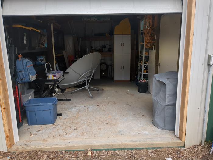 Storage still needs some work but tools are accessible!