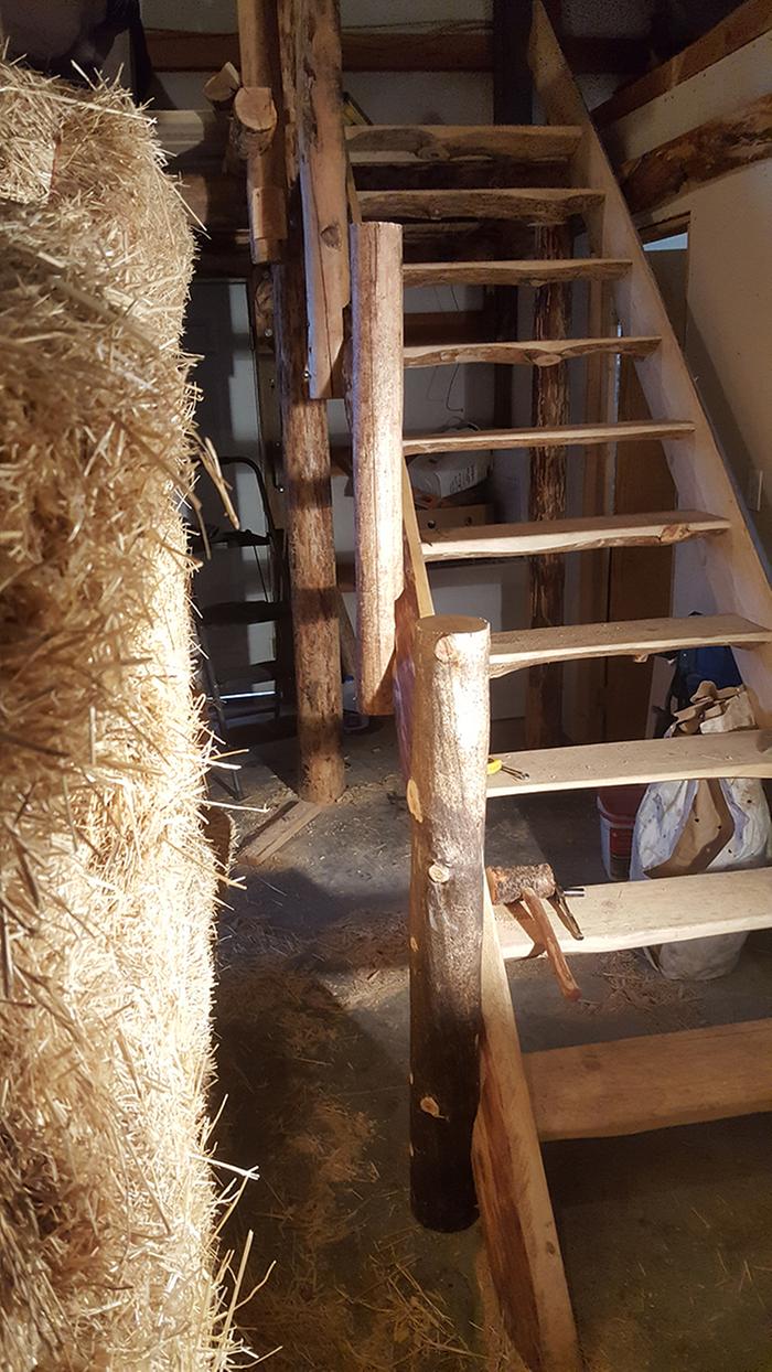 Attached stair posts, project nearing completion!