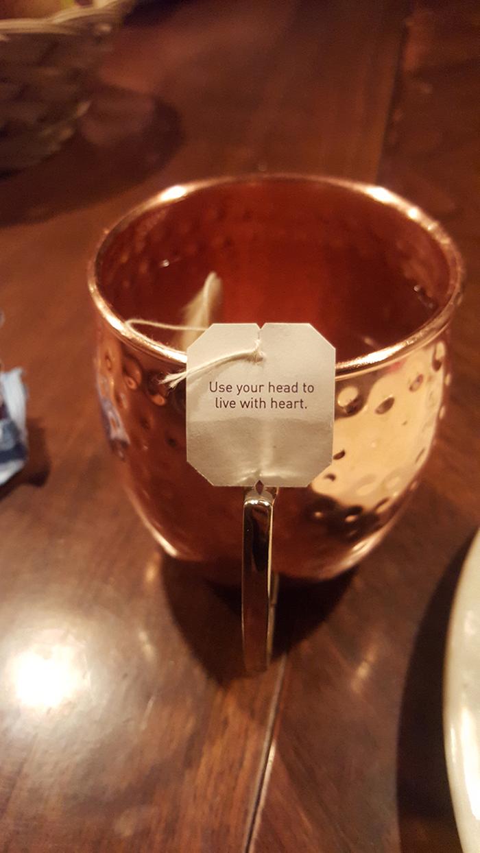 Tea time wisdom