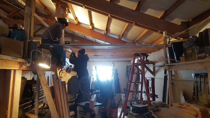 Shop mezzanine work