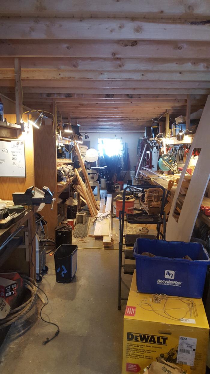 The Shop in complete dissaray