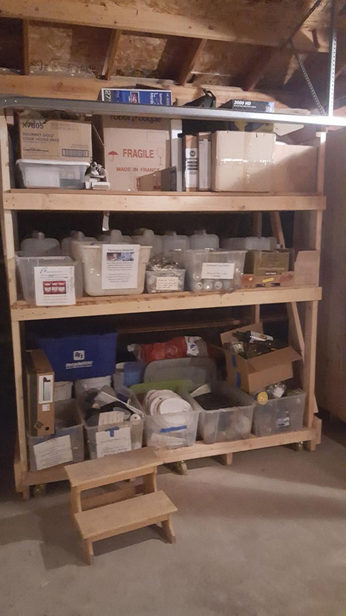 Organizing recyclables
