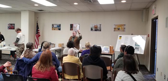 John explaining invaders