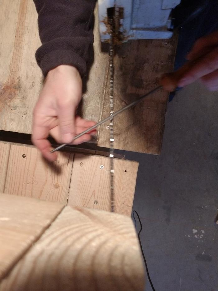 The File was too thick of a gauge for this chain