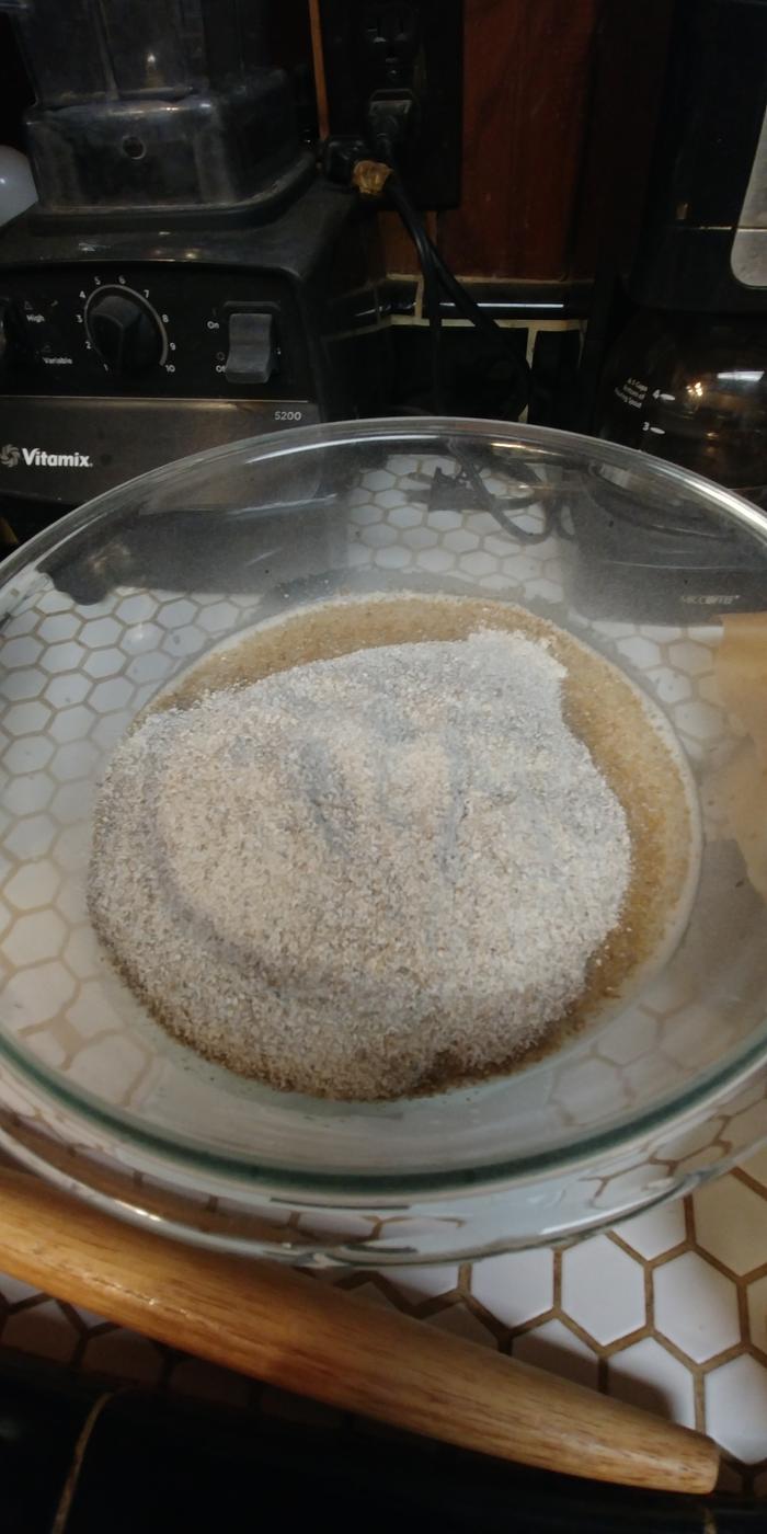 flour water starter and salt