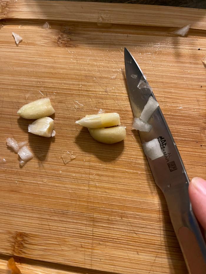 some ingredient preparation