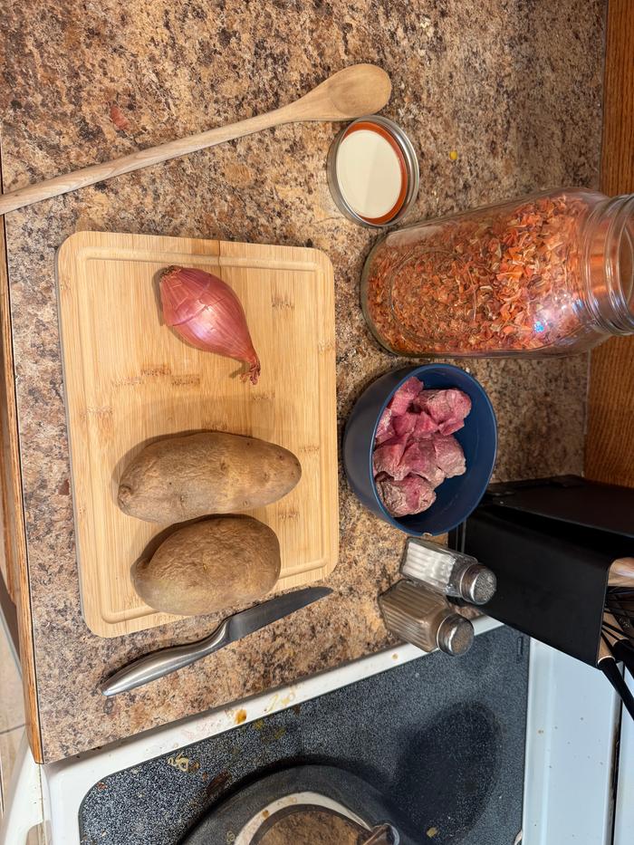 Gathered ingredients 