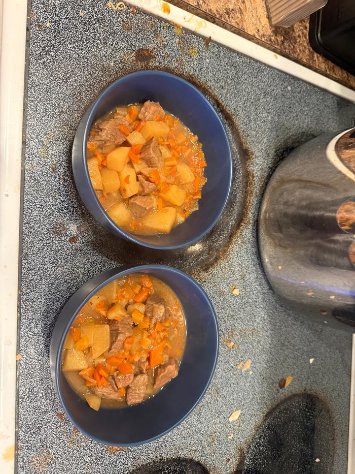 3 hours later, a tasty meal is ready!