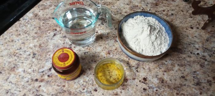 Pizza dough ingredients