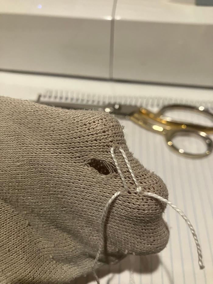 See what I mean about the sweaty stains. Maybe my next project will be to whiten it somehow