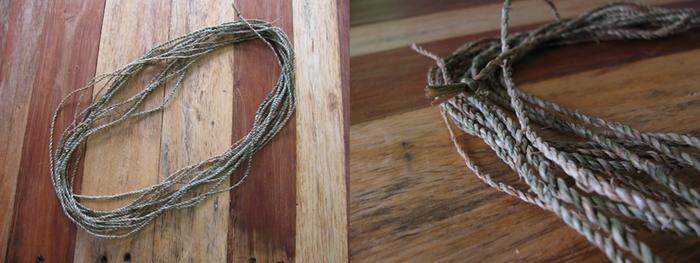 Finished cordage!