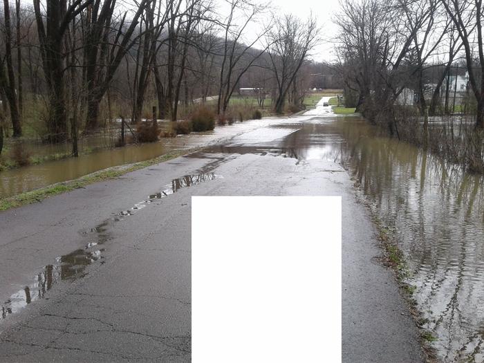 street in back of property