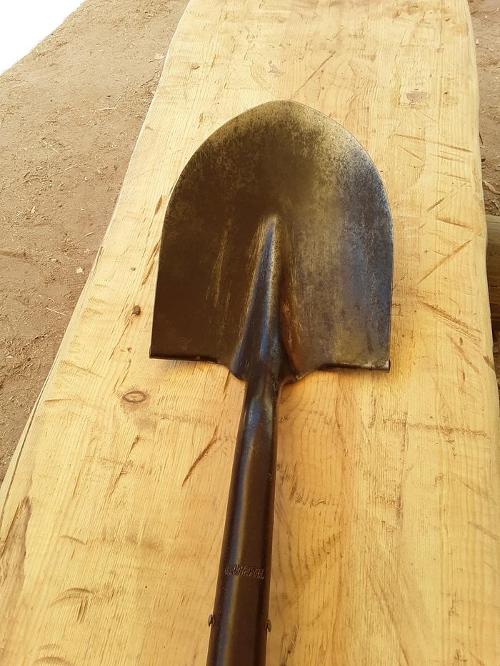 Shovel cleaned, filed and oiled