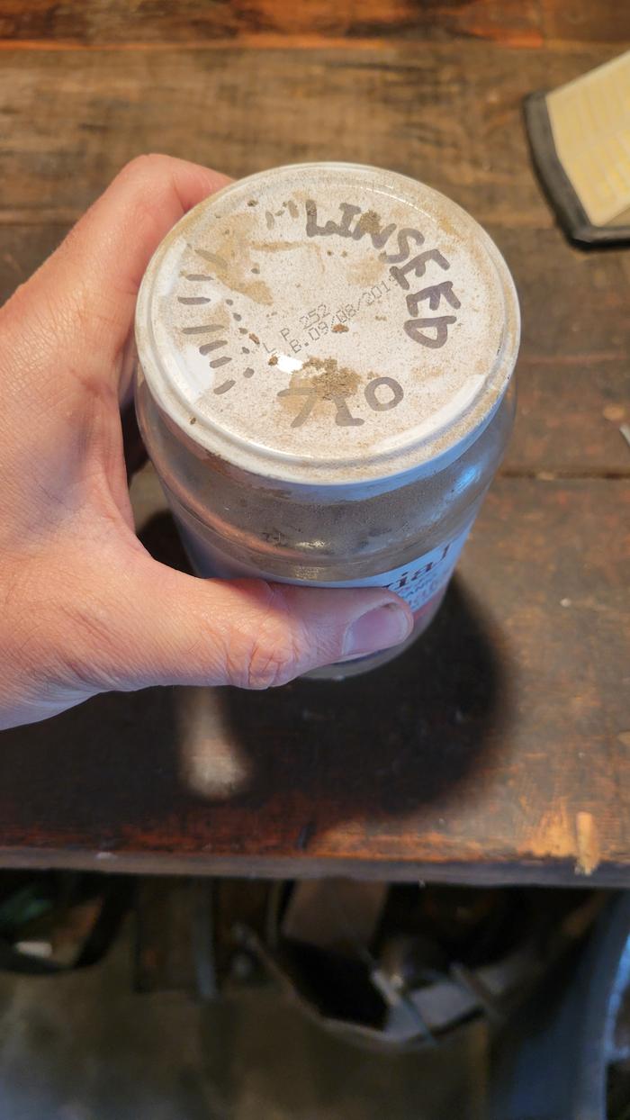 Will use linseed oil