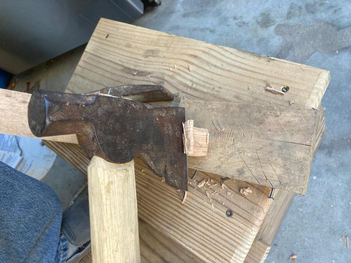 Shaping the handle