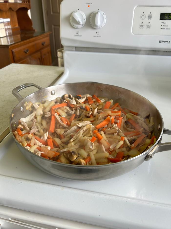 Stir fry, cooking