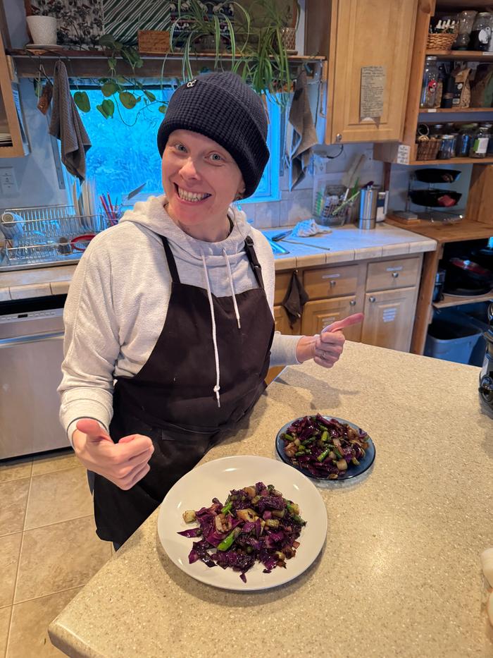 The meal! (I am less hungry than my partner)