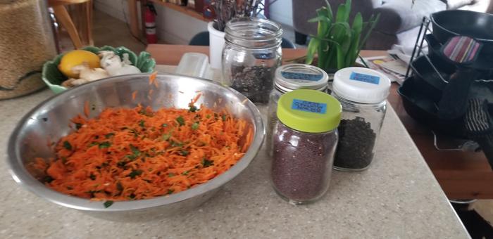 carrots grated