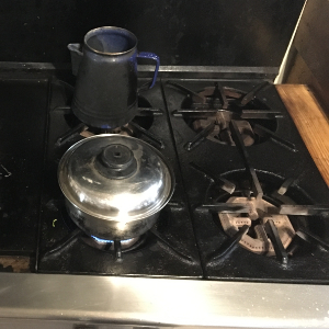 Stovetop - heating water