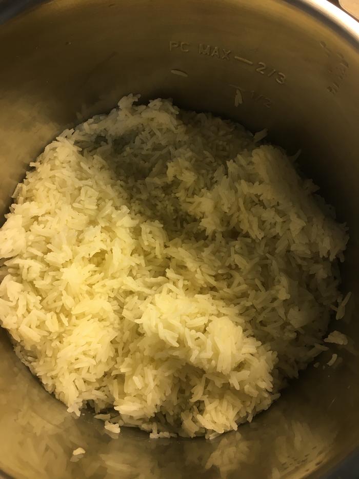 Finished rice!