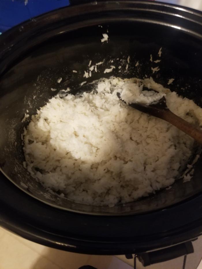 2 hours later- completed rice