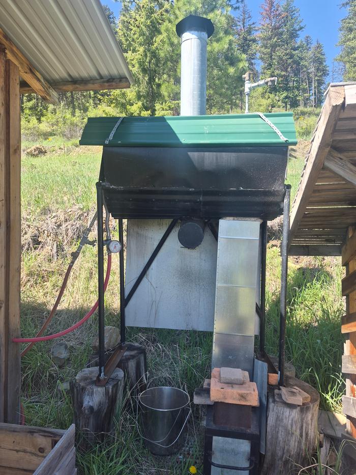 The rocket water heater