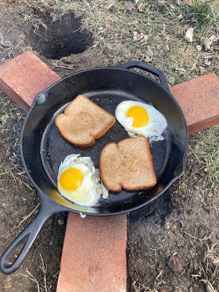 Cooking food
