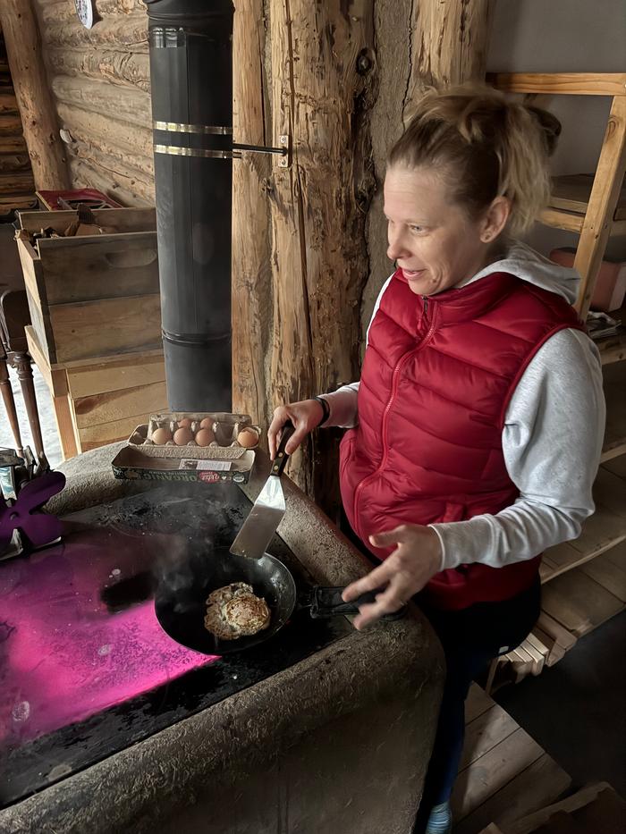 Cooked food ready to eat