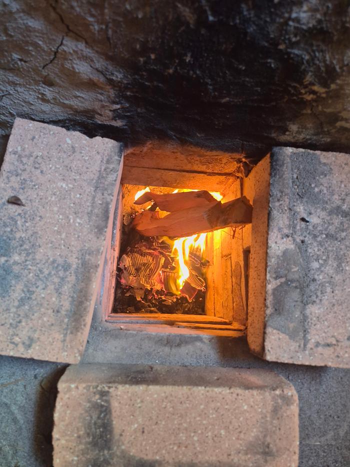 Fire started