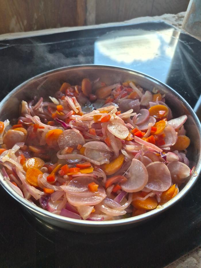 Cooked veggies 
